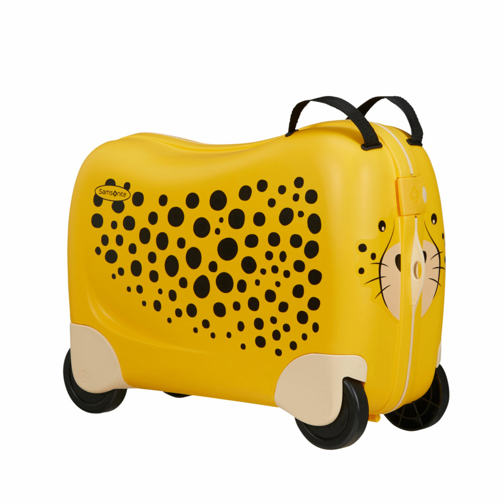 Image of Samsonite Dream Rider Ride-On Kids Hardside Carry-on Luggage - Cheetah