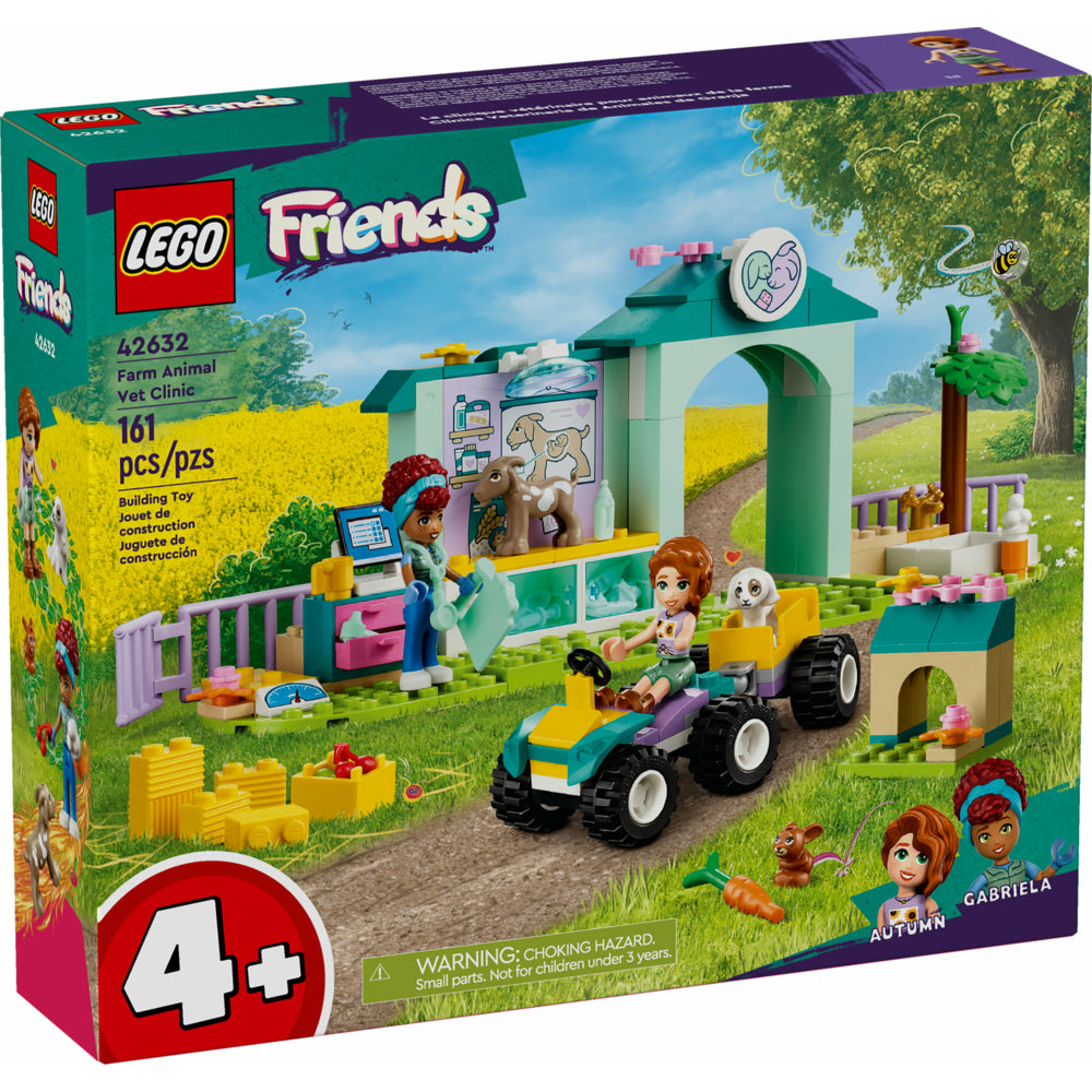 Image of LEGO Friends Farm Animal Vet Clinic - 161 Pieces