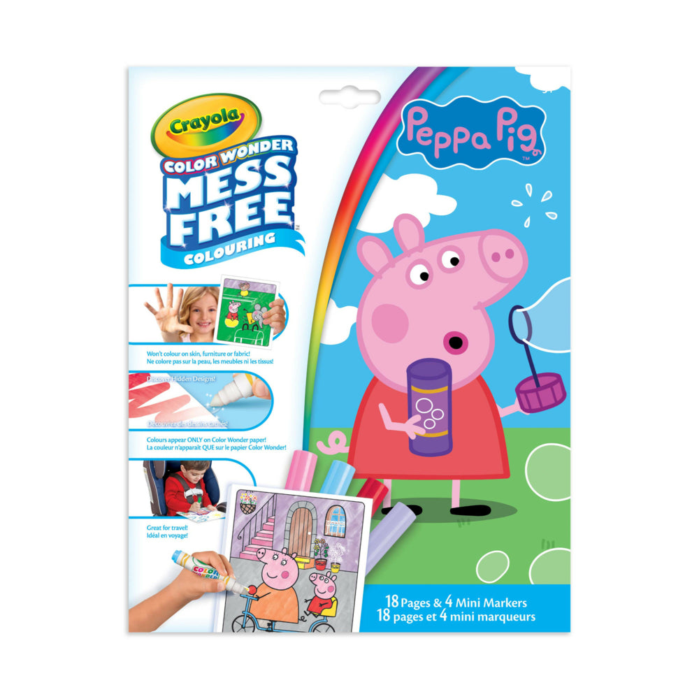Image of Crayola Color Wonder Pages & Mini Markers - Peppa Pig