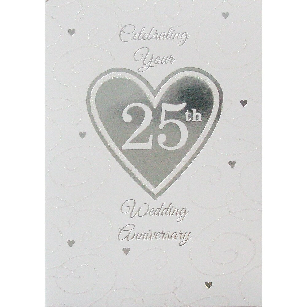Cartes De Souhait Celebrer Votre 25e Anniversaire De Mariage 18 Paqu Bureauengros Com