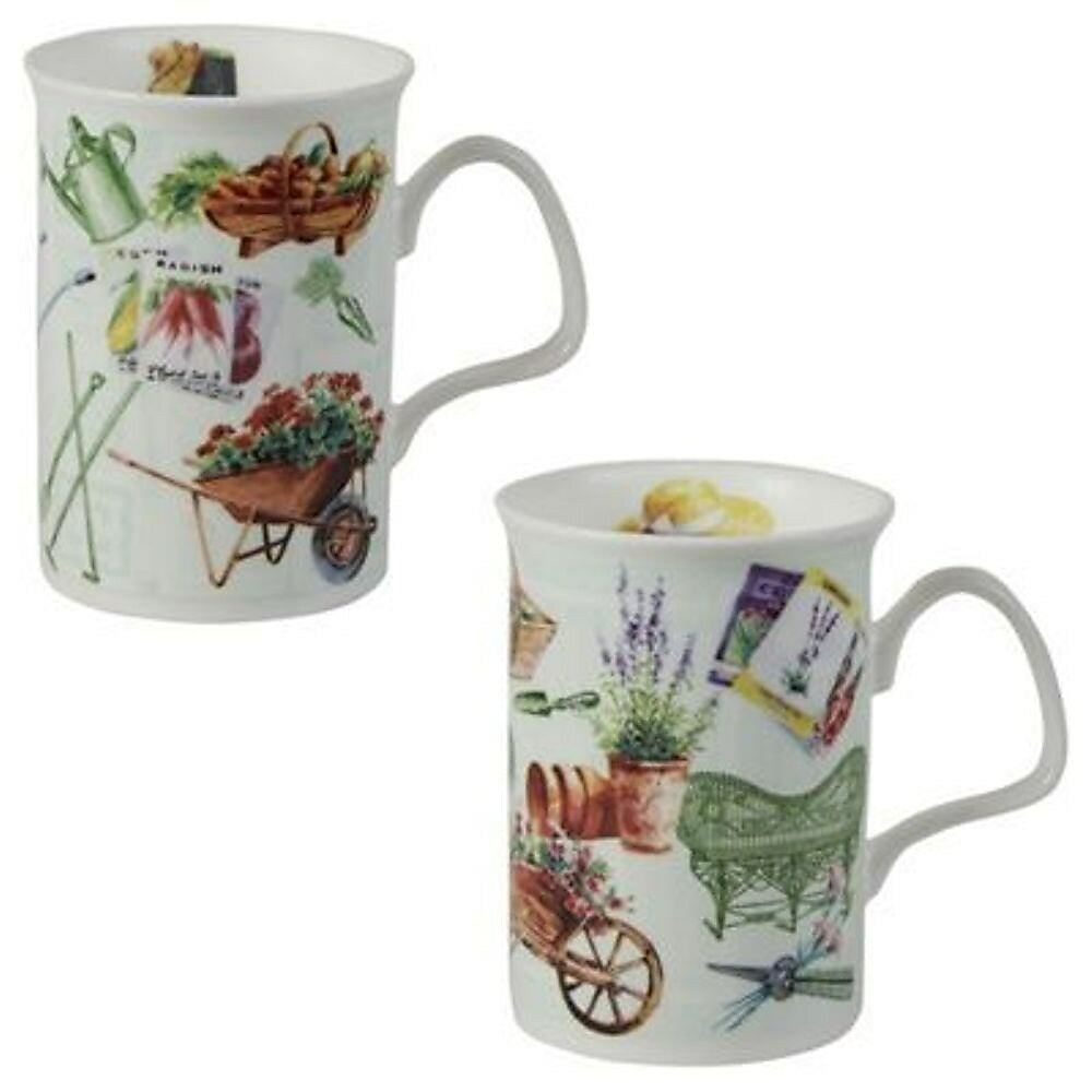 Image of Roy Kirkham Mugs (Set of 6) - In the Garden, Lancaster Shape