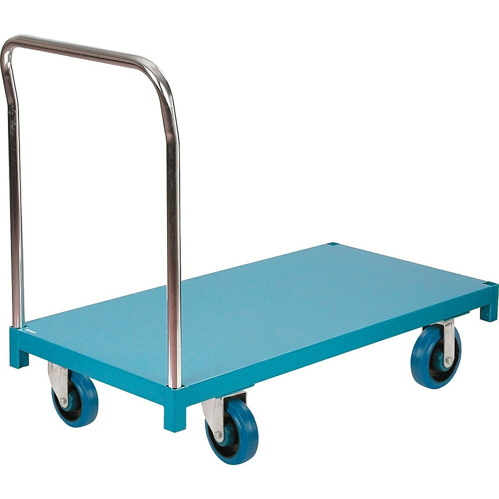 Image of Kleton Platform Truck, 48" L x 30" W, 1200 Lbs. Capacity, Rubber Casters