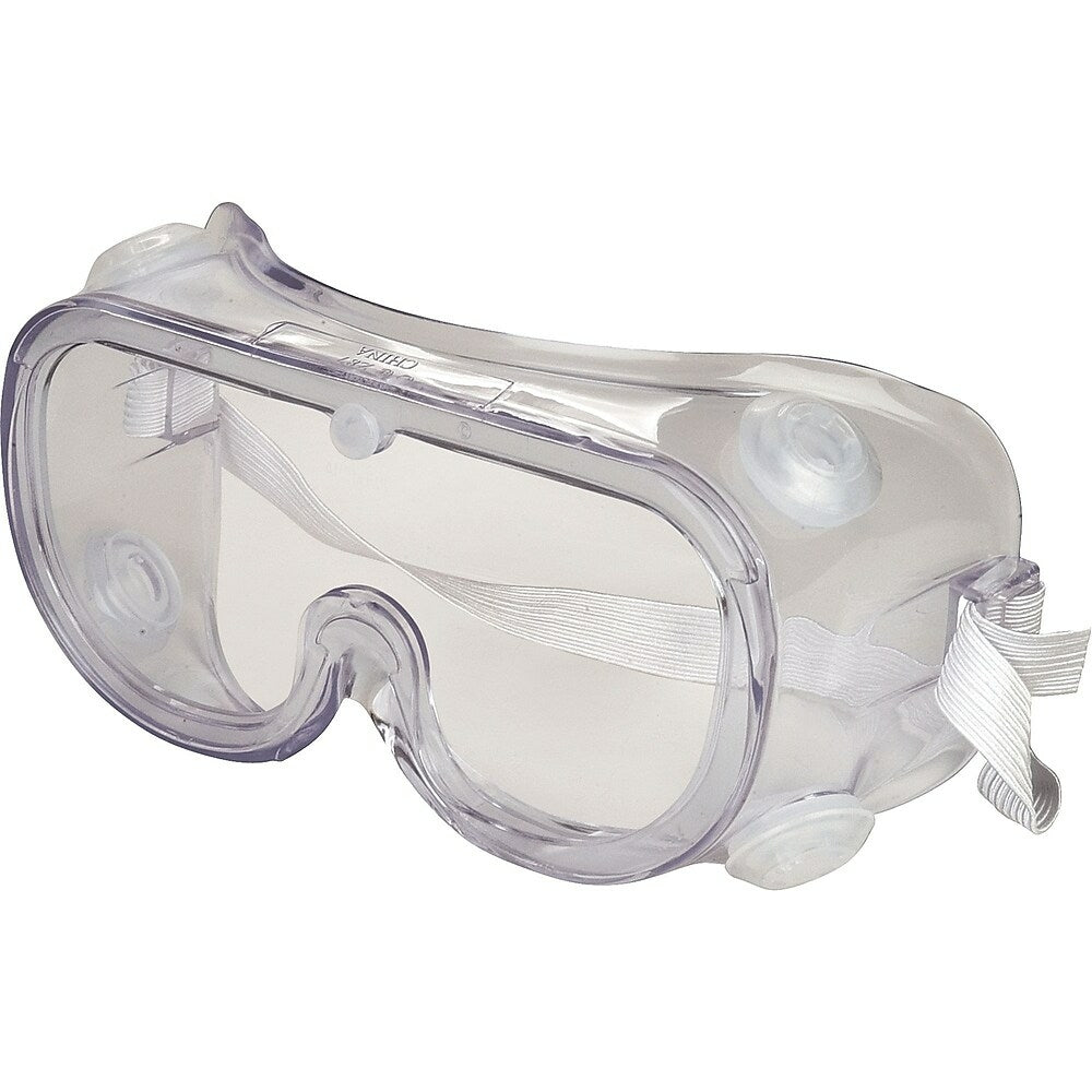 Image of Zenith Safety Z300 Safety Goggles, Clear Tint, Anti-Fog, Elastic Band - 36 Pack