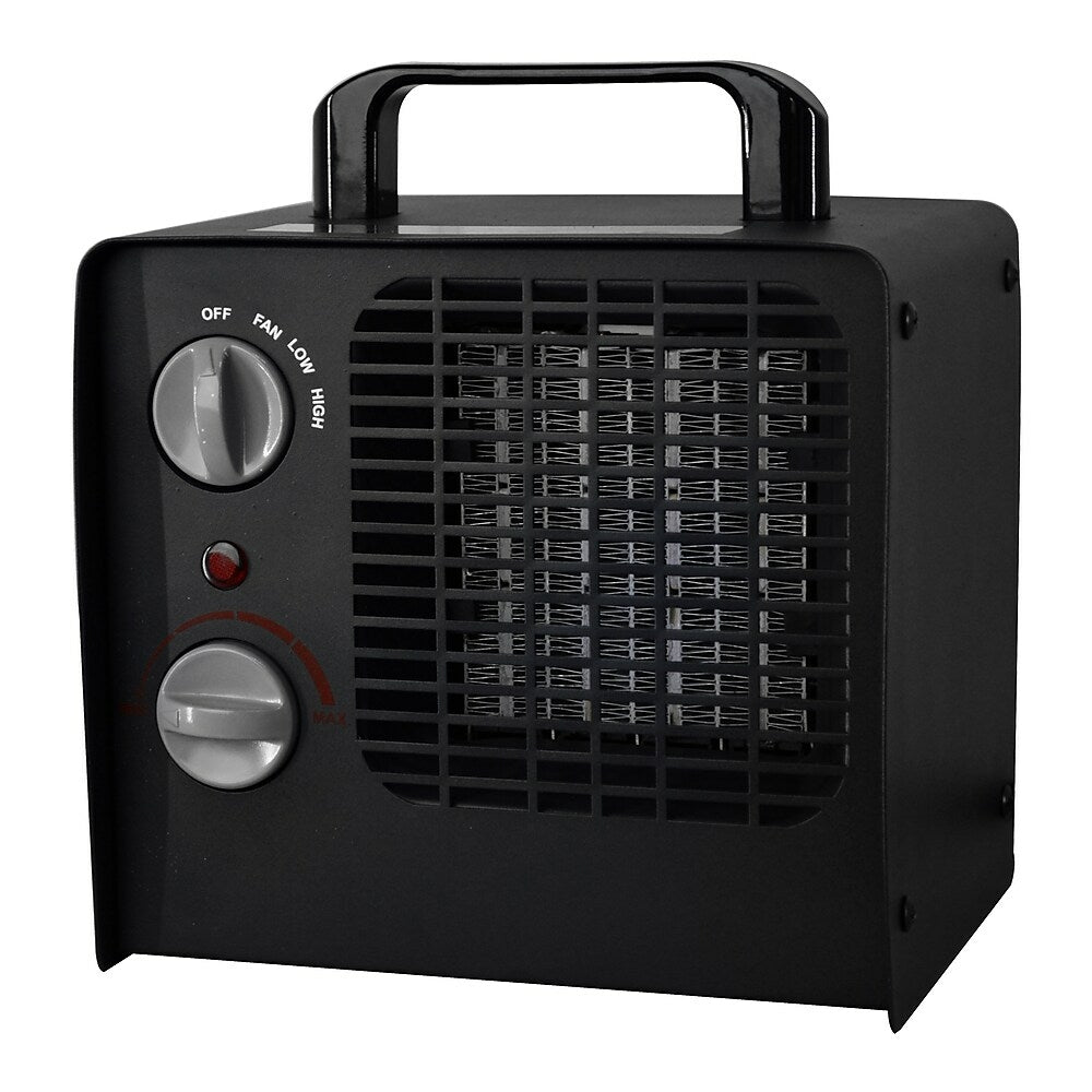 Image of Modern Homes 99812 Retro Radio Heater, Black