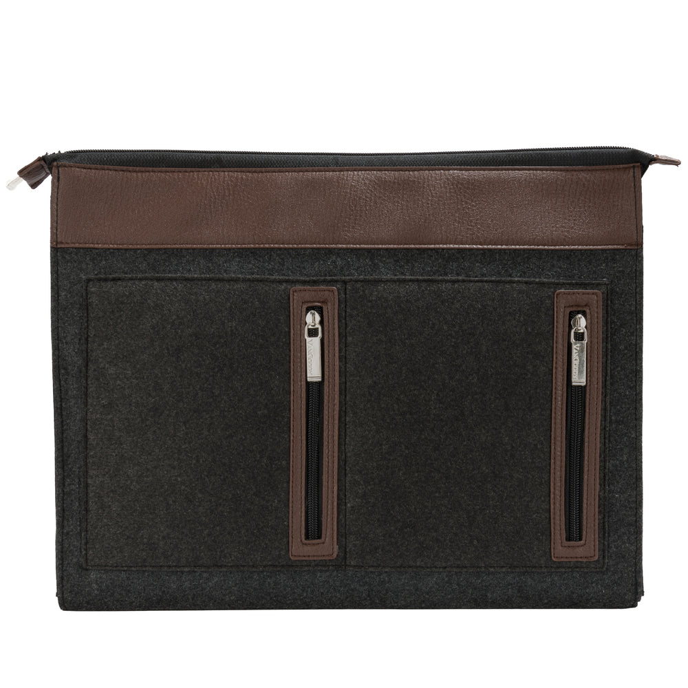 Image of Vangoddy Exo 12" Felt Laptop Sleeve - Brown