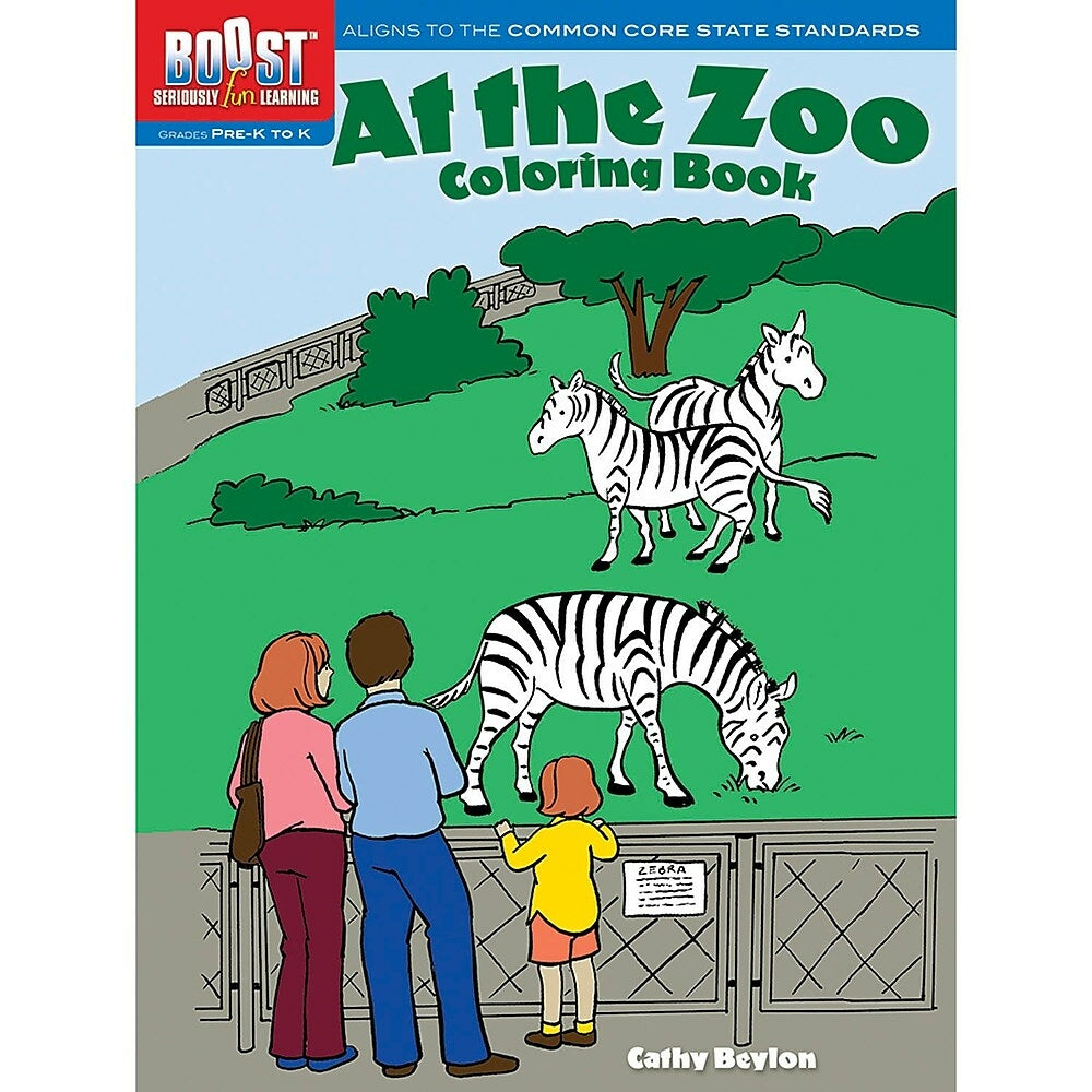 Image of Dover Boost At the Zoo Colouring Book, 6 Pack