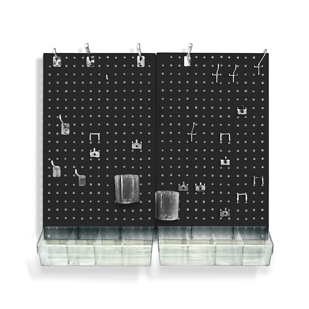 Image of Azar Displays Pegboard Organizer Kit, Black (900945-BLK)