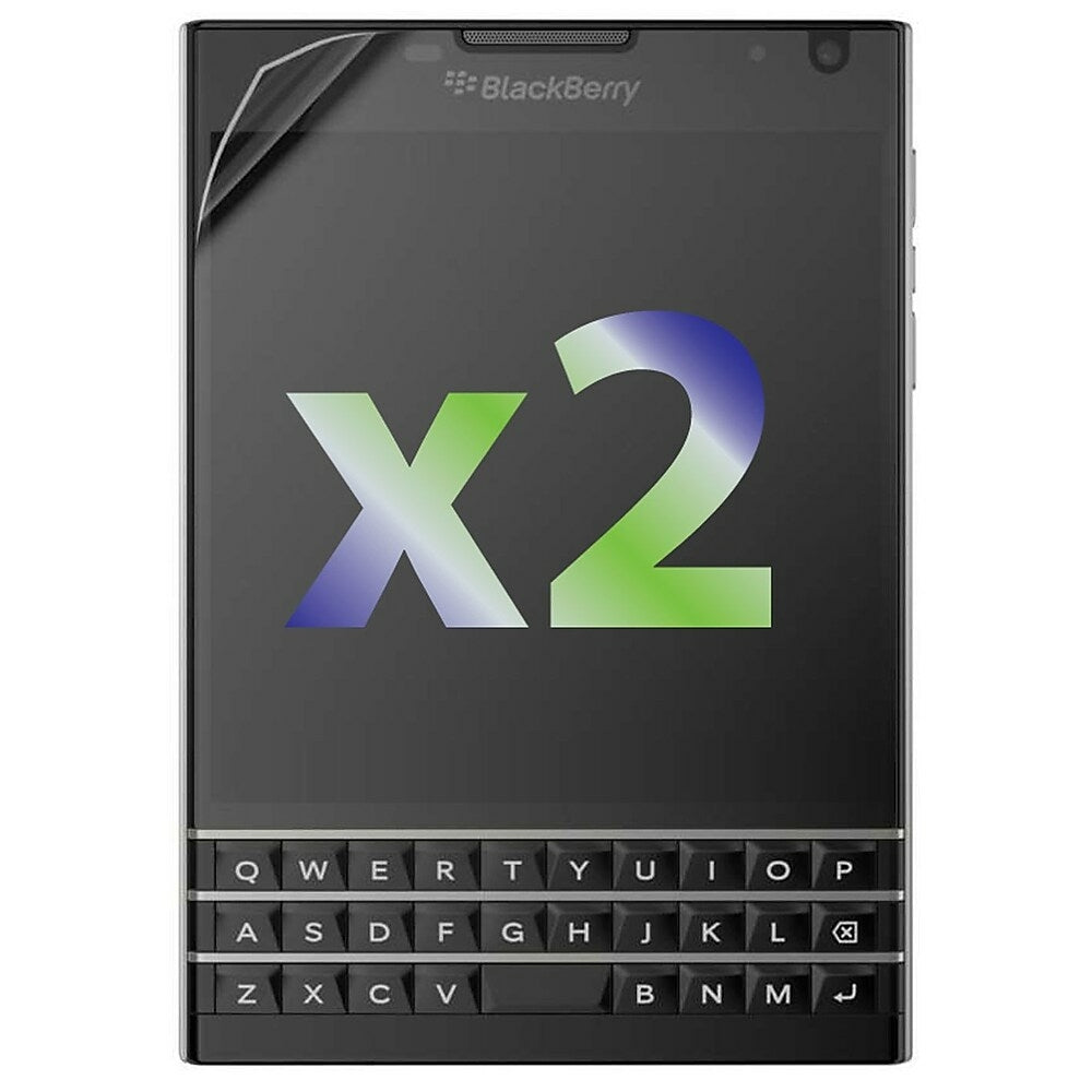 Image of Exian Blackberry Passport Screen Protector, 2 Pieces, Anti Glare