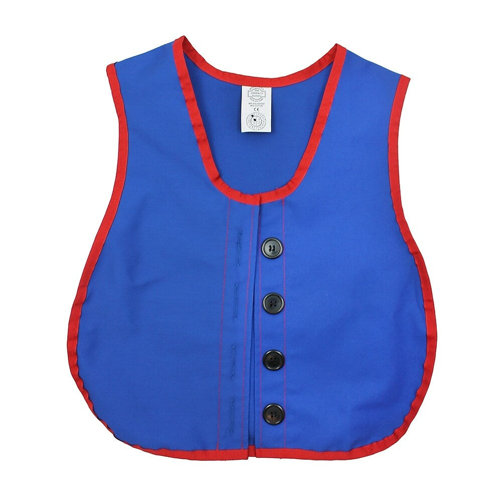 Image of Childrens Factory Heavy Duty Cotton/Poly Manual Dexterity Vest, Button Closure (CF-361307)