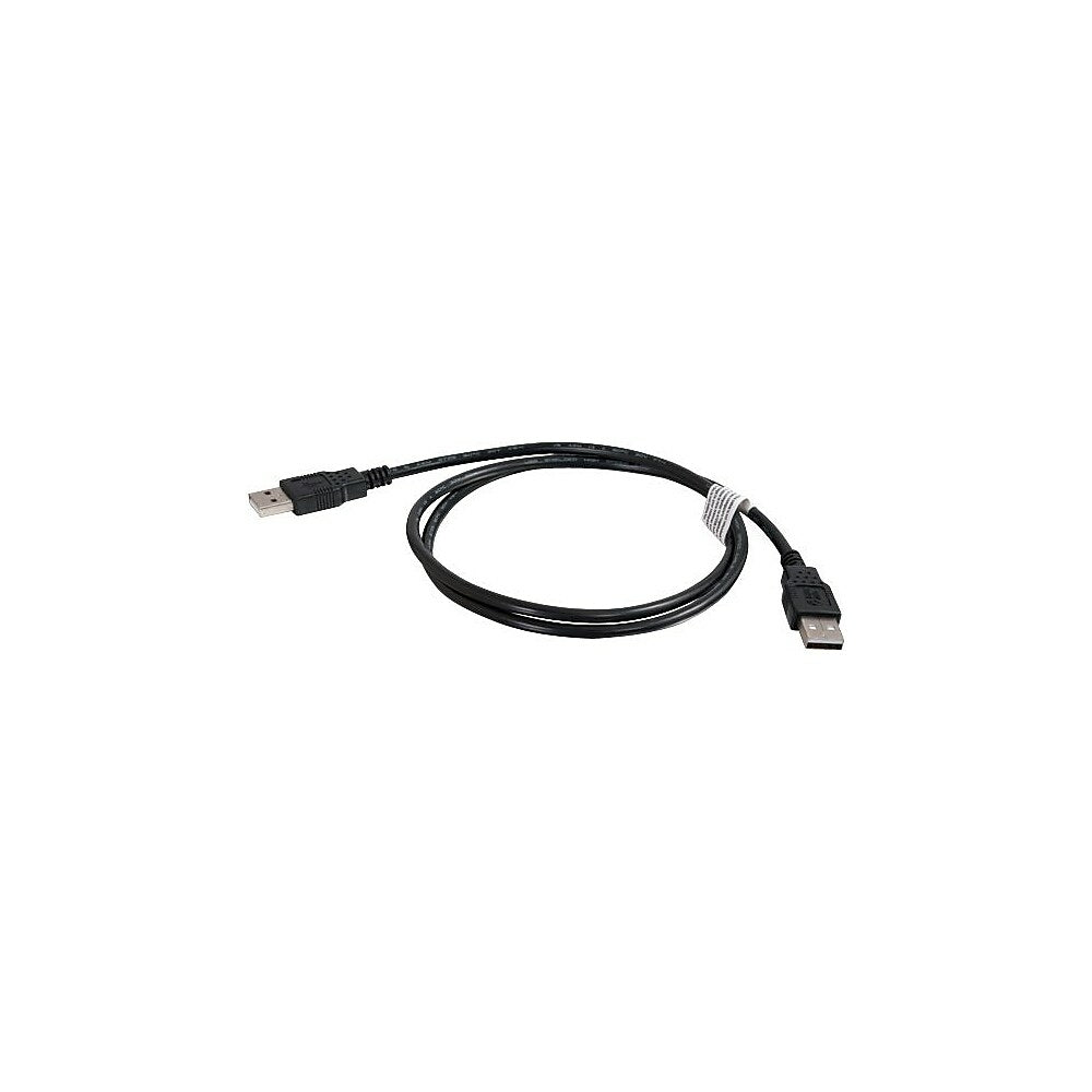 Image of C2G USB 2.0 A Male to A Male Cable, 2m/6.5', Black