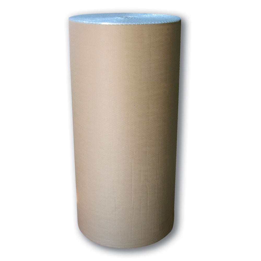 Image of Staples Kraft Laminated Bubble Roll - 48" x 250', Clear