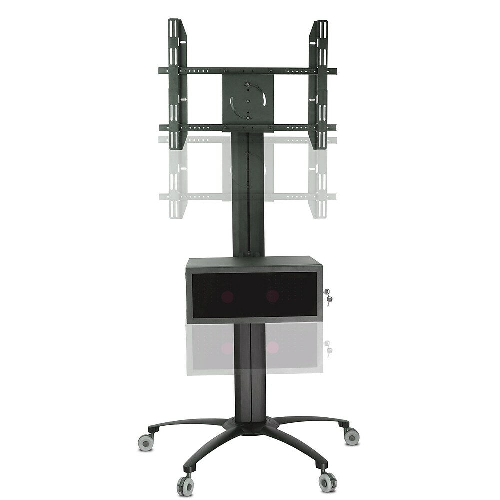 Image of TygerClaw Mobile TV Stand for 30" - 60" TV, 39.4" x 22.7" x 70.9", Sliver