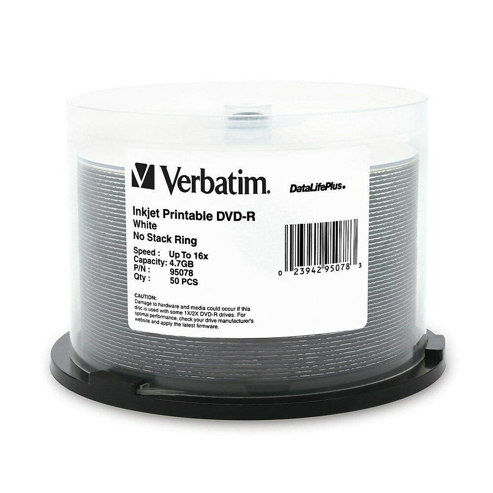 Image of Verbatim Datalifeplus 16X DVD-R Media