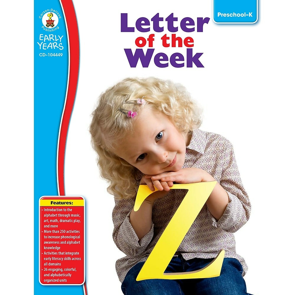 Image of eBook: Carson Dellosa 104449-EB Letter of the Week - Grade Preschool - K