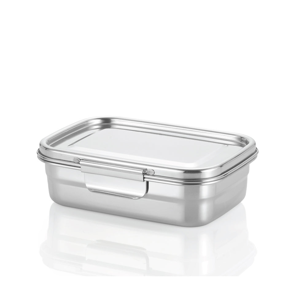 Image of Minimal Stainless Steel Bento Box 1260 ml - Set of 2