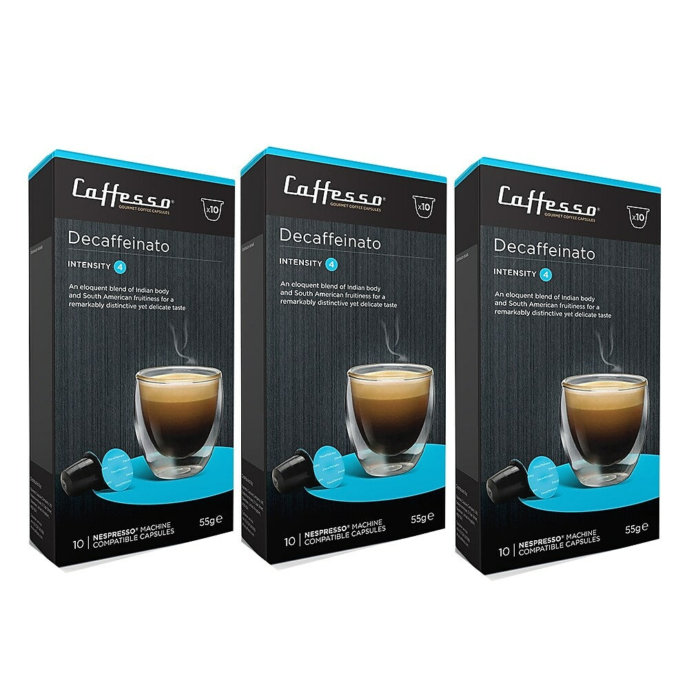 Image of Caffesso Decaffeinato Capsules - Intensity 10 - 30 Pack