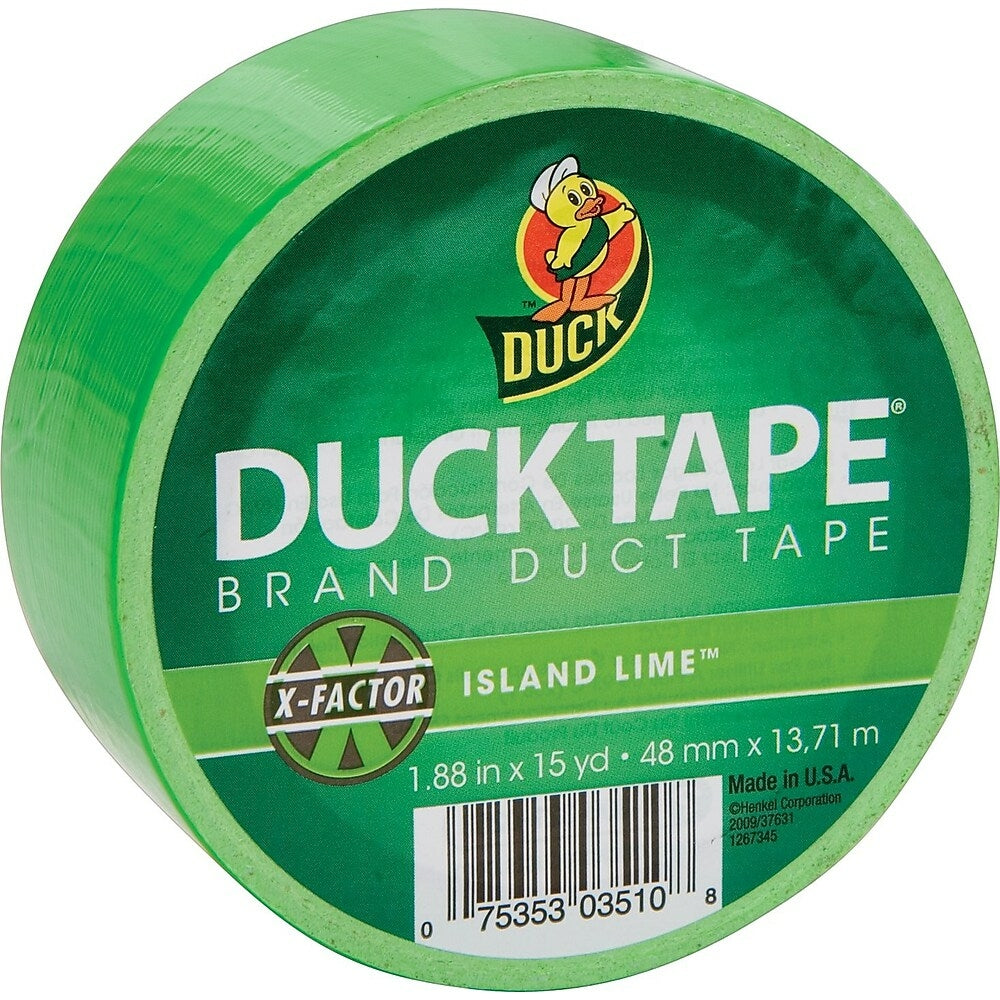 Image of Colour Duck Tape Brand Duct Tape, Island Lime (Green)