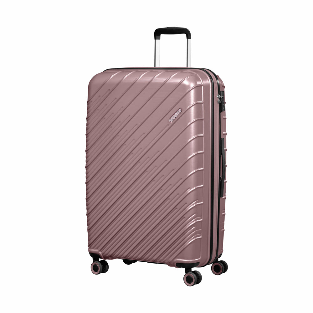 Image of American Tourister Speedstar Spinner Luggage - Expandable - Large - Rose Gold