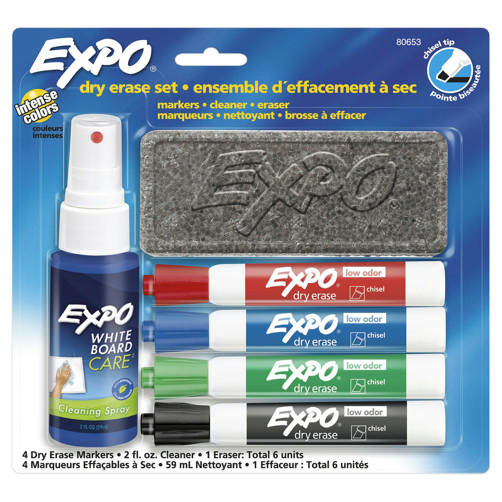 Image of Expo Chisel Tip Dry-Erase Starter Kit