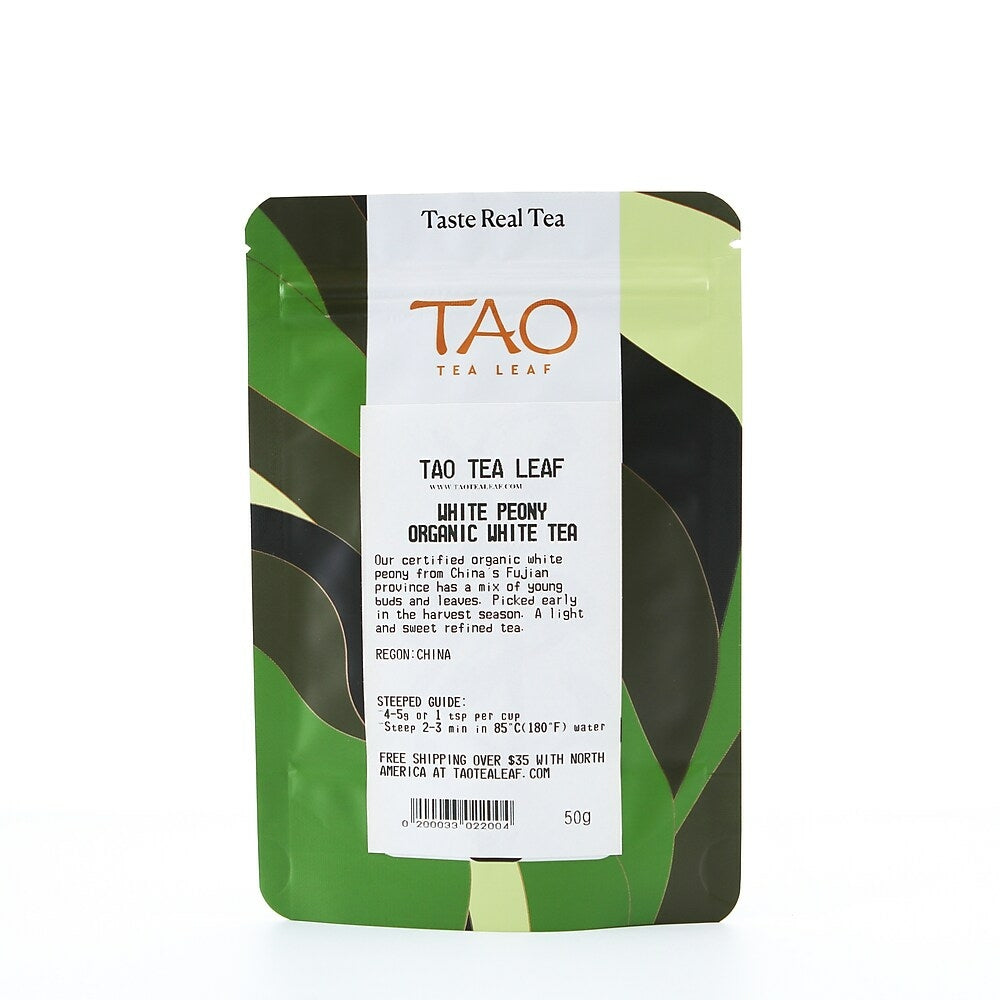 Image of Tao Tea Leaf Organic White Peony White Tea - Loose Leaf - 50g