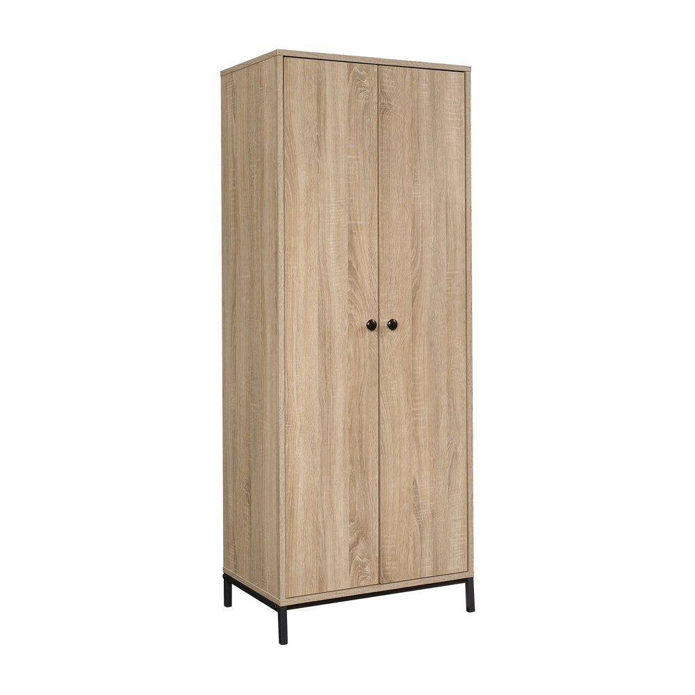 Image of Sauder North Avenue Storage Cabinet - 60.04" H - Charter Oak (424942), Brown