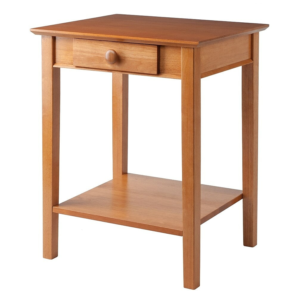 Image of Winsome Studio End / Printer Table, Honey, Brown