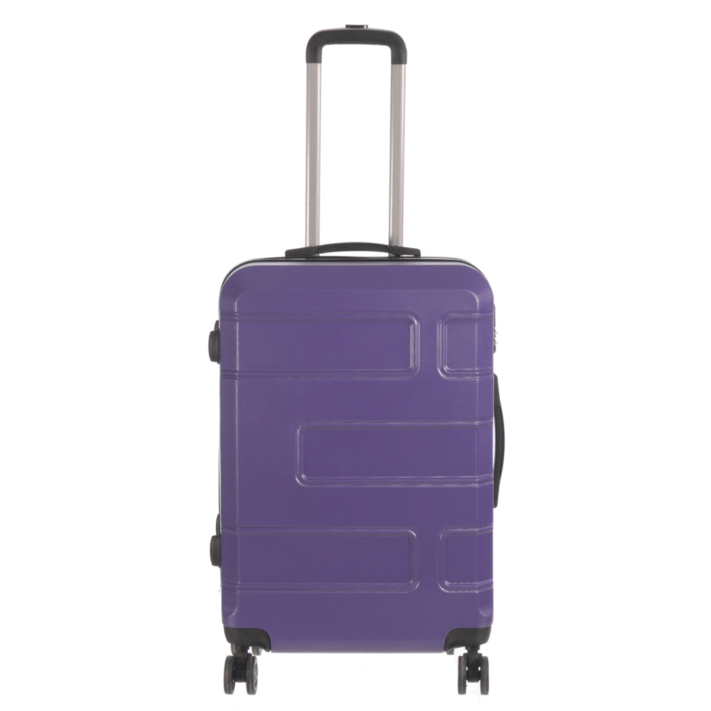 Image of Nicci Deco 24" Hardside Luggage - Purple