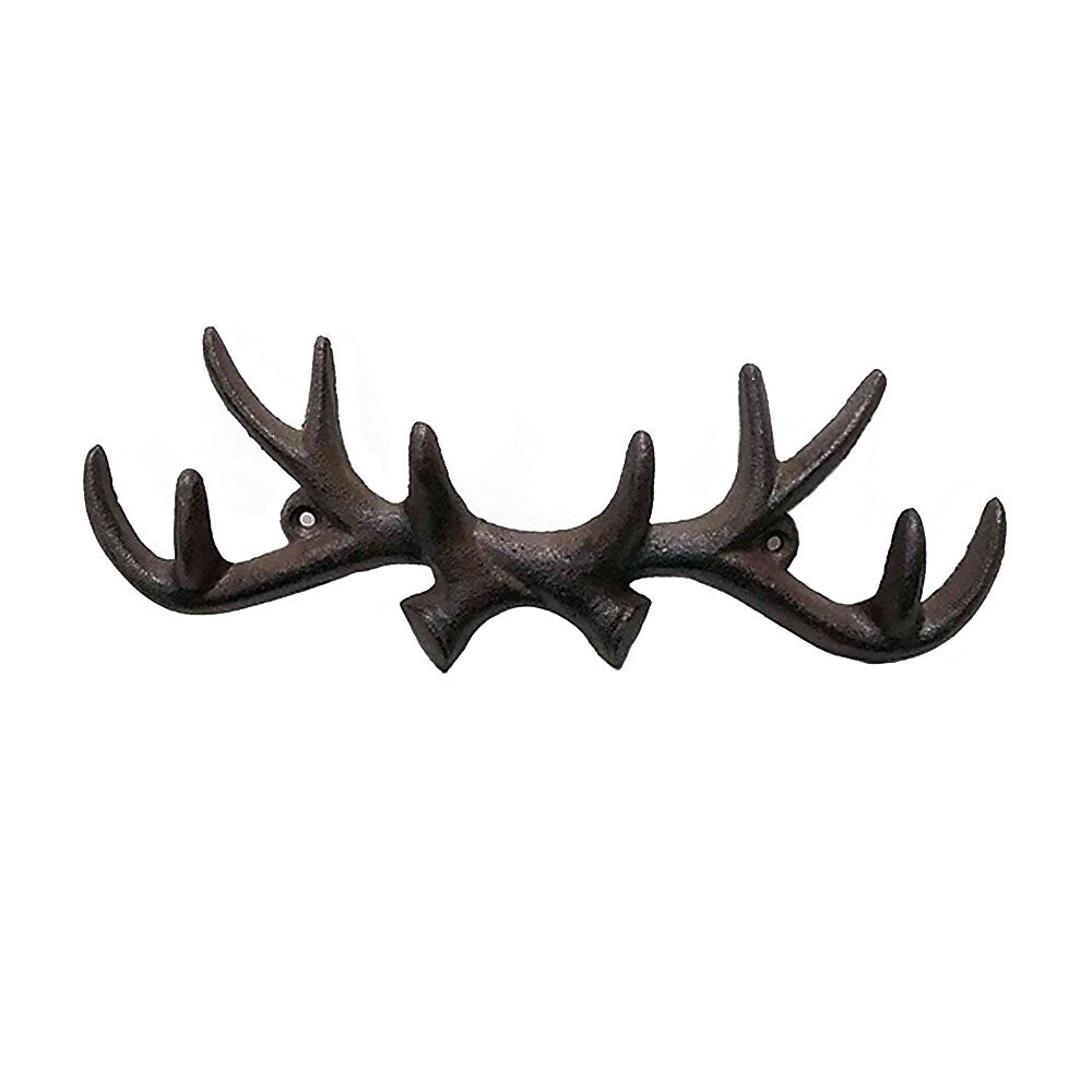 Image of Sign-A-Tology Antlers Cast Iron Hooks - 12" x 5" x 1.5"