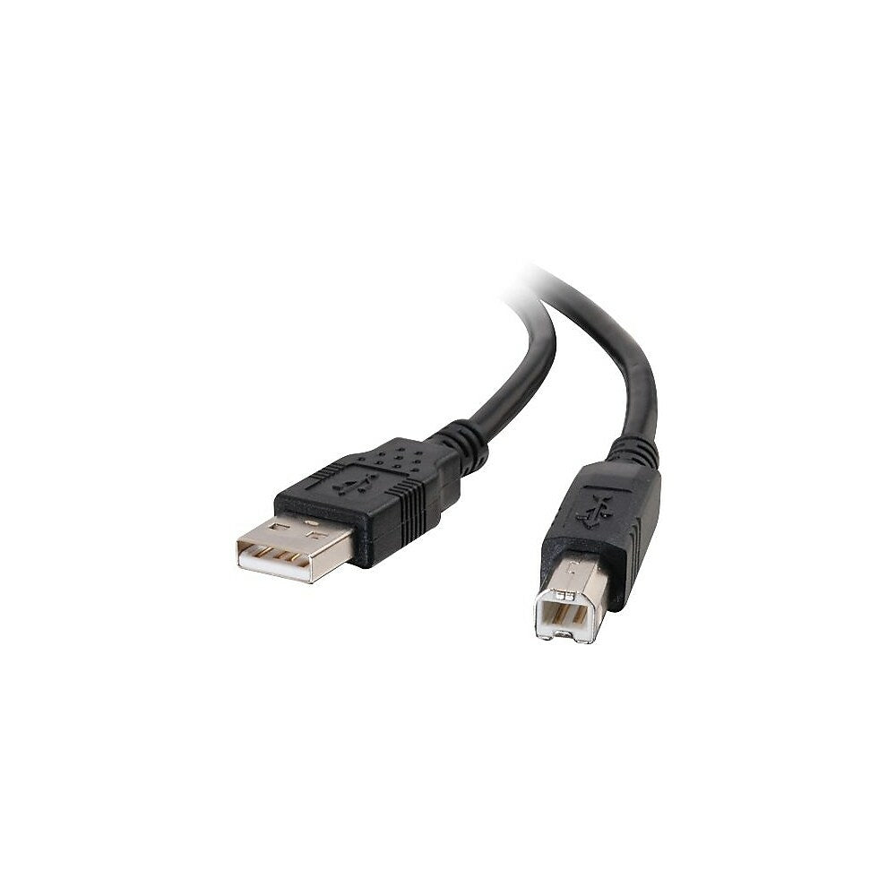 Image of C2G USB 2.0 A/B Cable, 1m/3.2', Black
