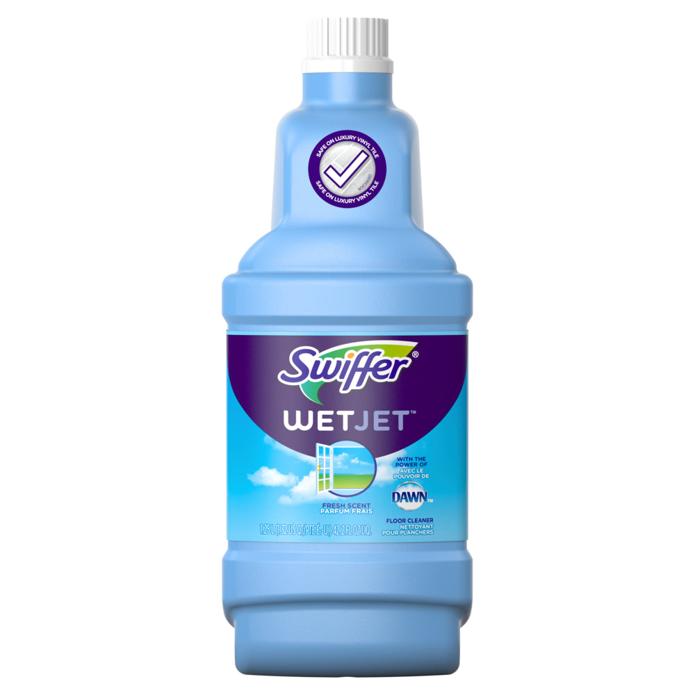 Image of Swiffer WetJet with The Power of Dawn Floor Cleaner - Fresh Scent - 1.25 l