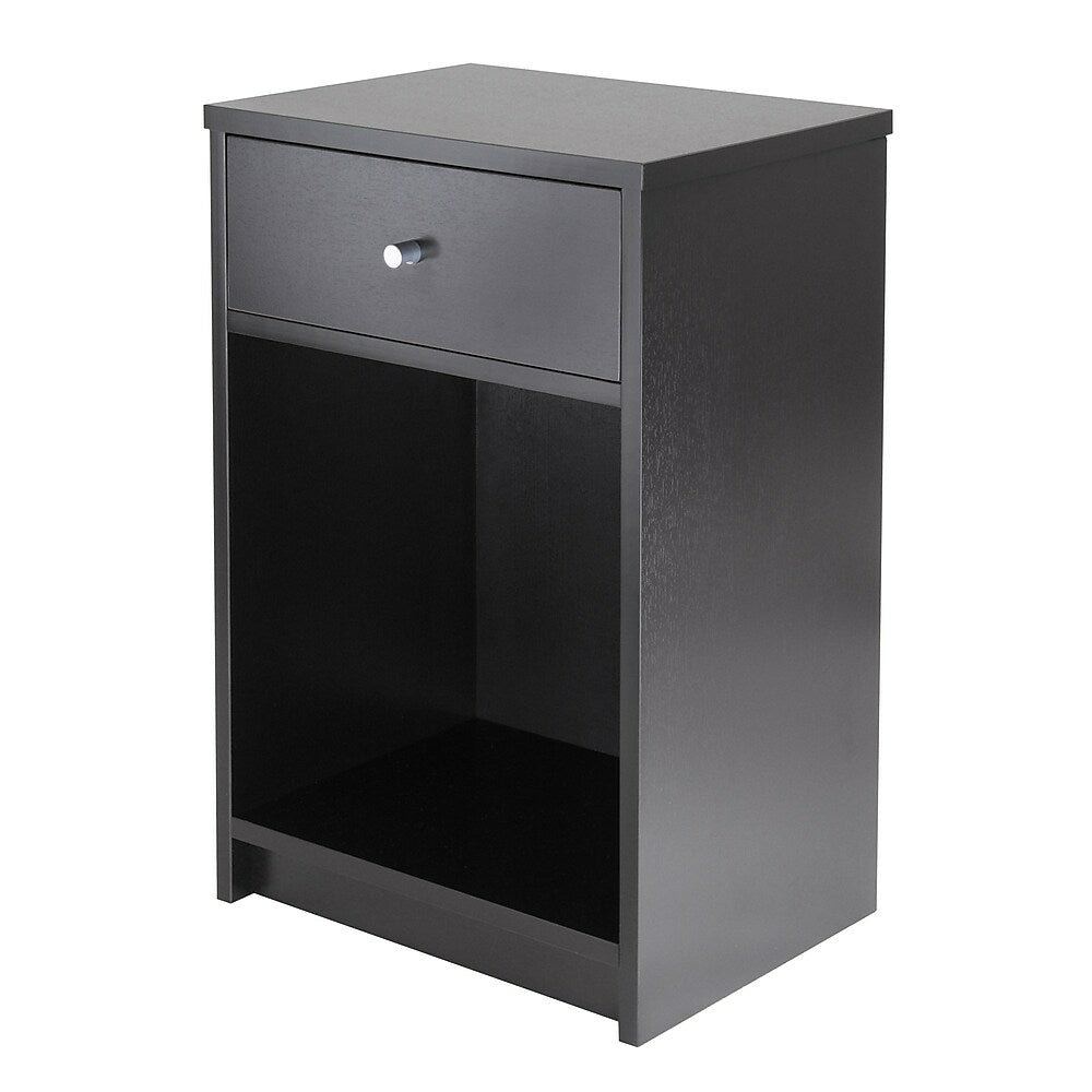 Image of Winsome Squamish Accent table With 1 Drawer, Black