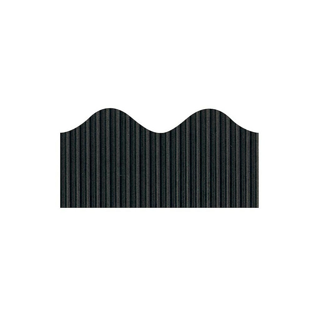 Image of Pacon Corrugated Roll, 48"x25', Black