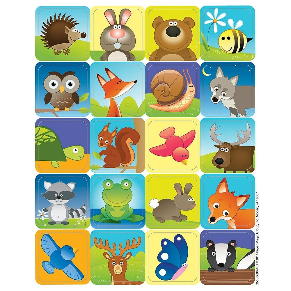 Image of Eureka Theme Sticker Woodland Creatures, 1440 Pack (EU-655069)