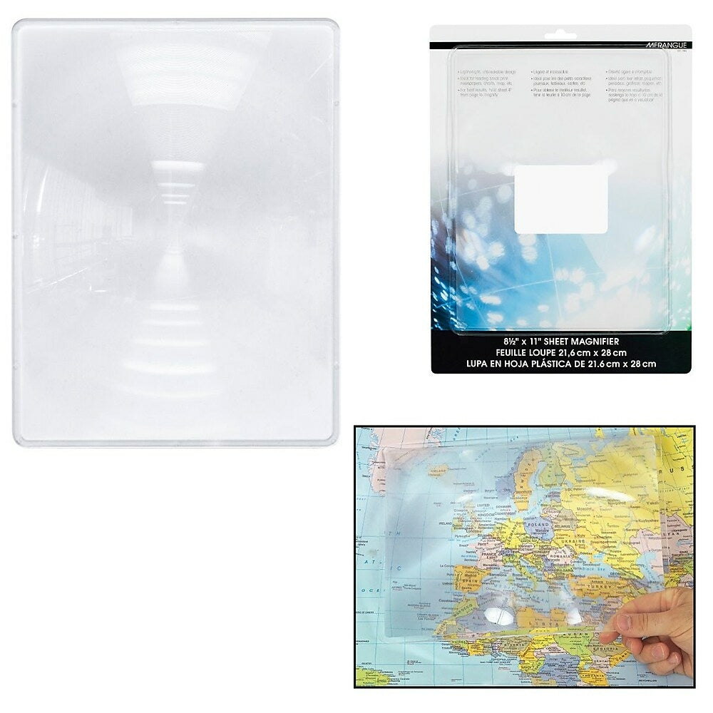 Image of Merangue Large Sheet Magnifier, 2mm Thick, 6 Pack