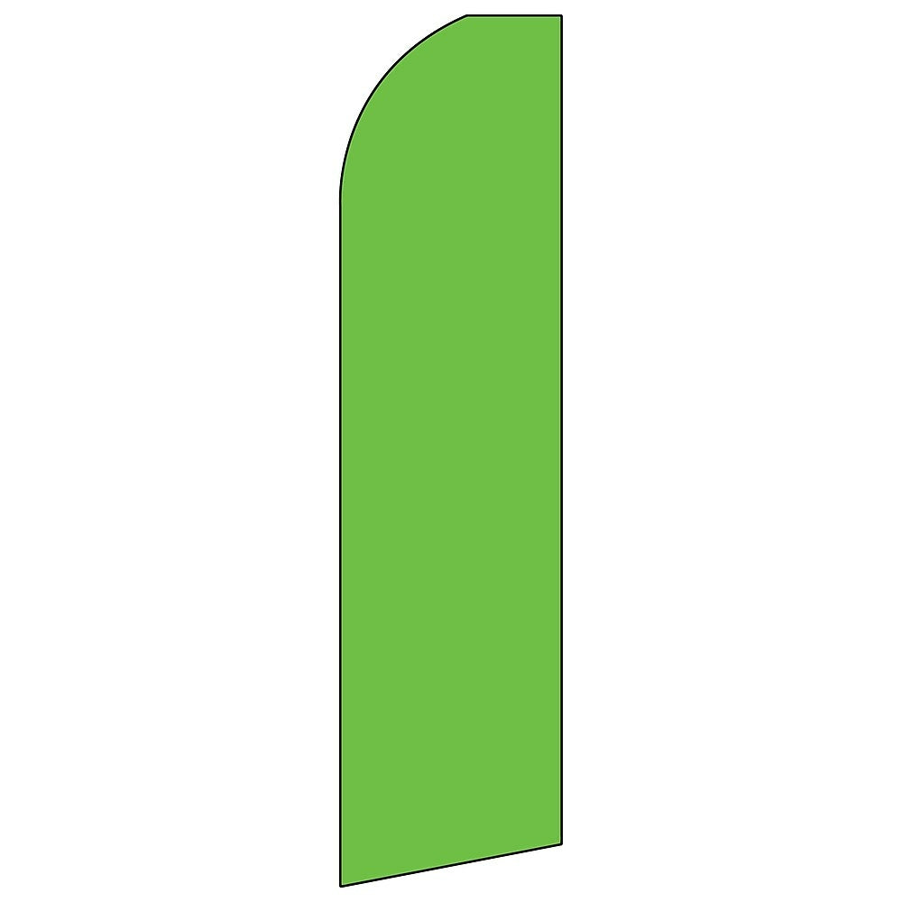Image of Swooper Banner Kit With Pole & Ground Spike, Green