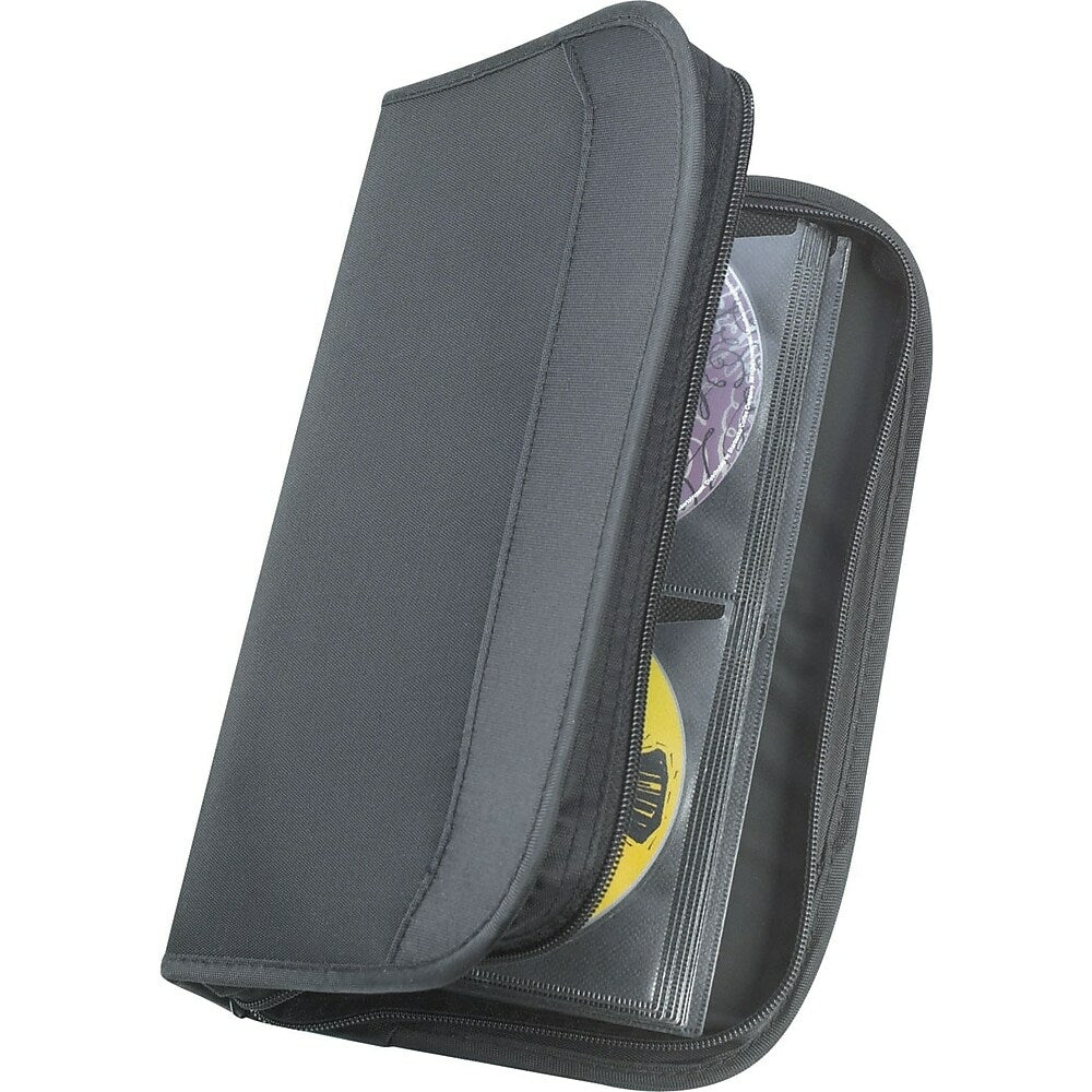 Image of Staples 64-Capacity CD/DVD Wallet Case