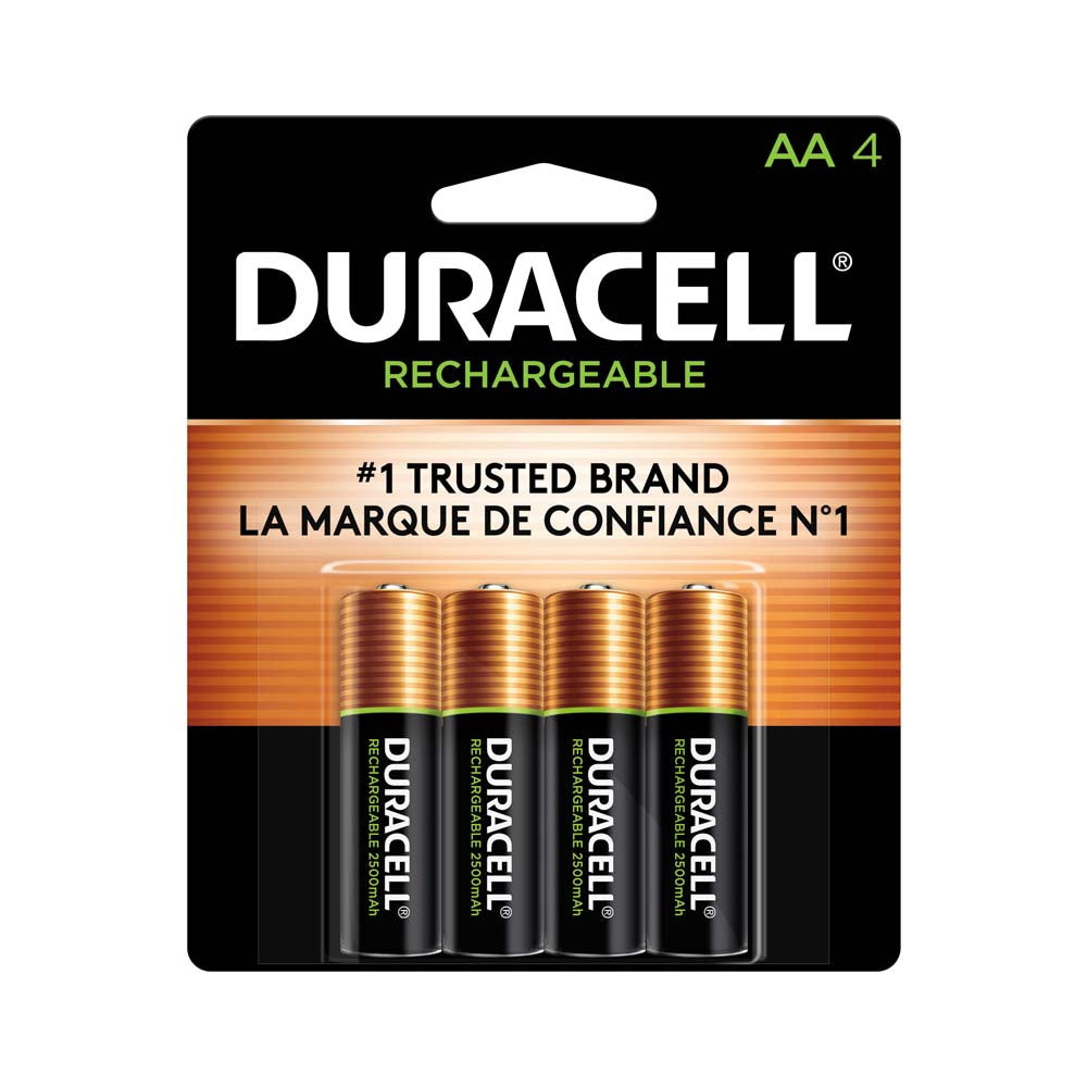 Image of Duracell AA Rechargeable Batteries - 4 Pack