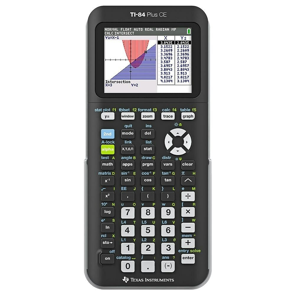 Image of Texas Instruments TI-84 Plus CE Standard Edition Graphing Calculator - Black