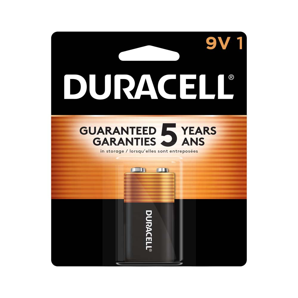 Image of Duracell Coppertop 9V Alkaline Batteries