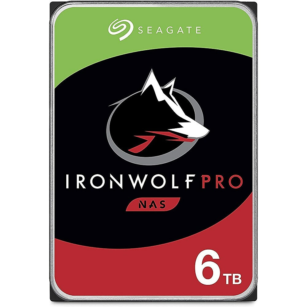 Image of Seagate IronWolf Pro ST6000NE000 6TB 7200 RPM 256MB Cache SATA 6.0Gb/s 3.5" Internal Hard Drive