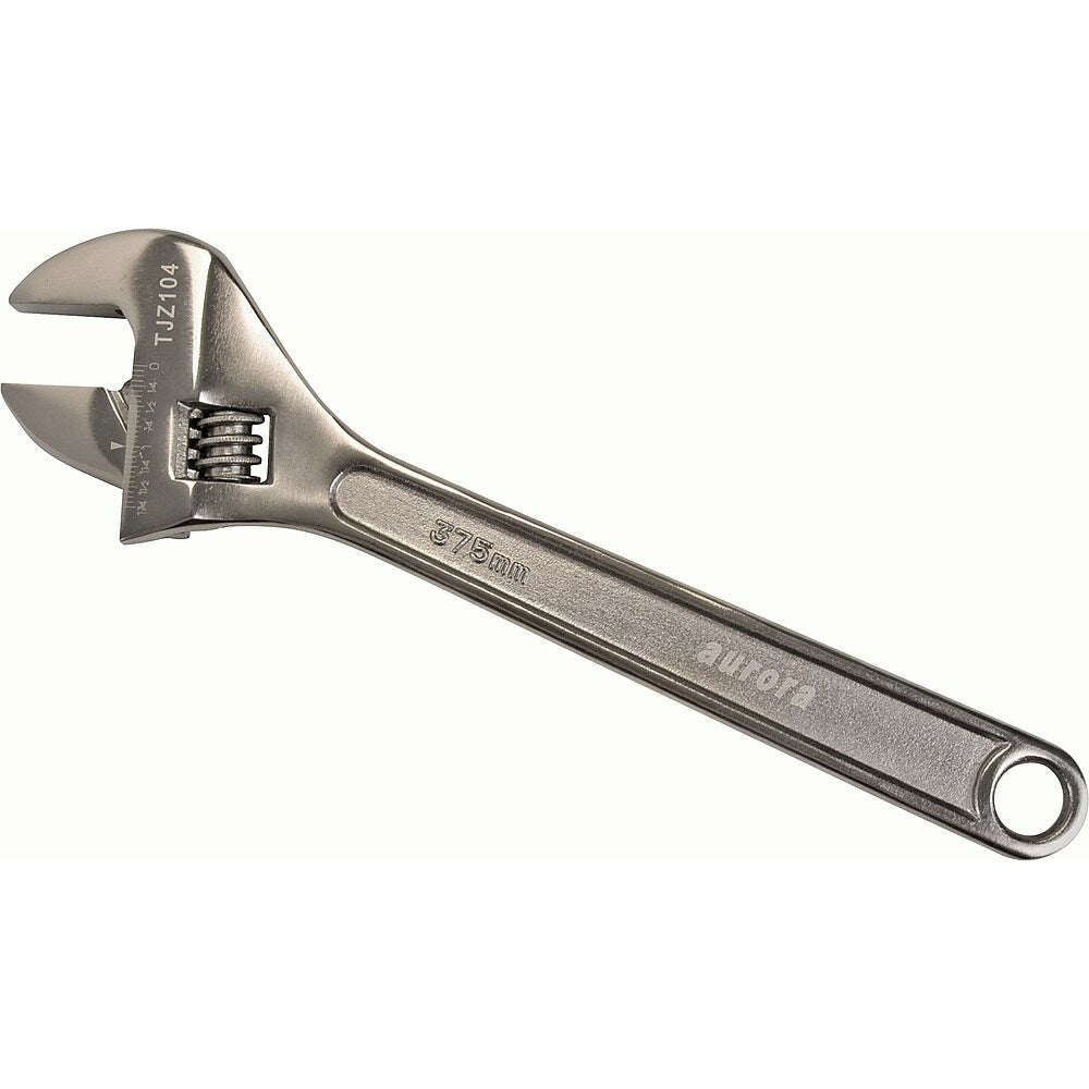 Image of Aurora Tools Adjustable Wrench, 15"