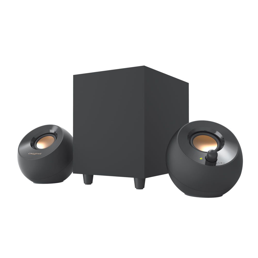 Image of Creative Labs SPK Pebble Plus 2.1 Speaker, Black