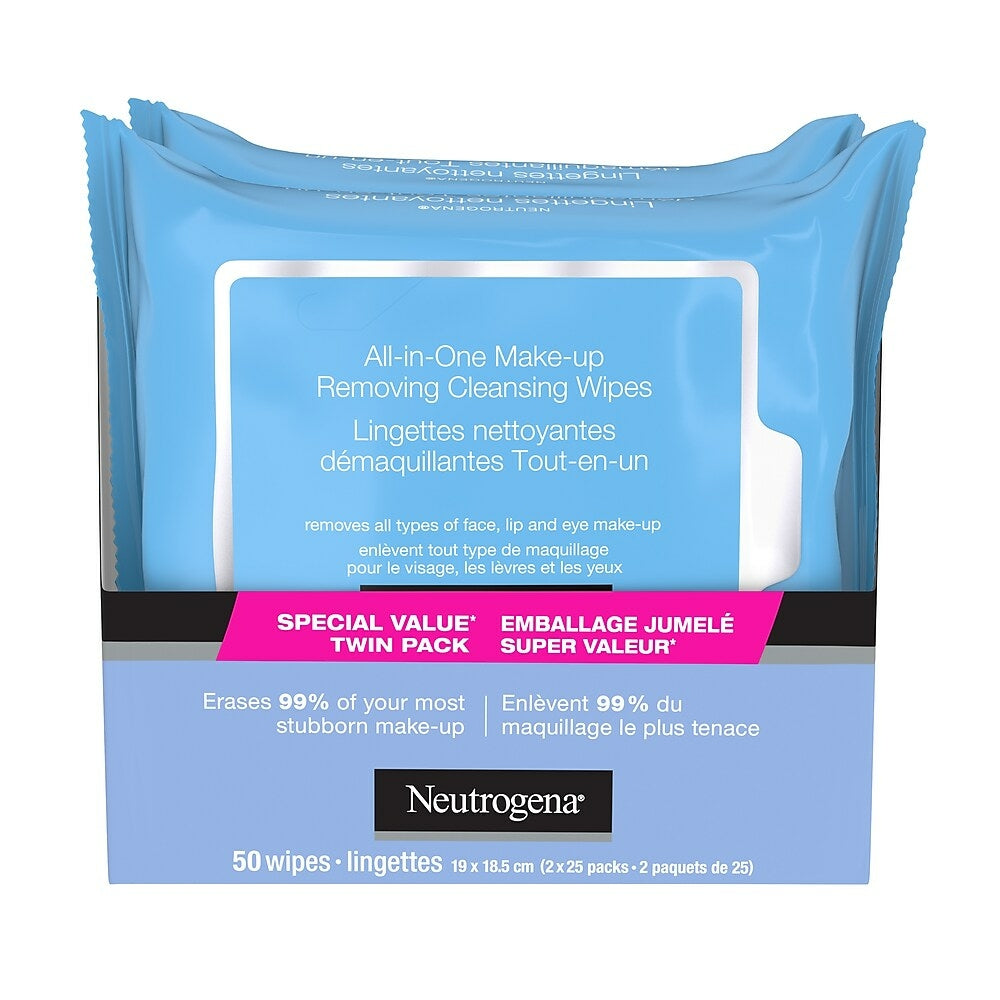 Image of Neutrogena All in One Wipes - 50 Pack