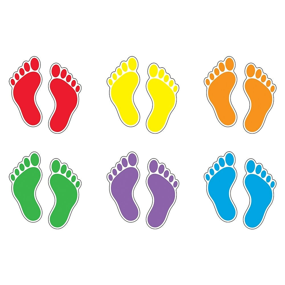 Image of Trend Enterprises Classic Accents Footprints, 108 Pack (T-10929)