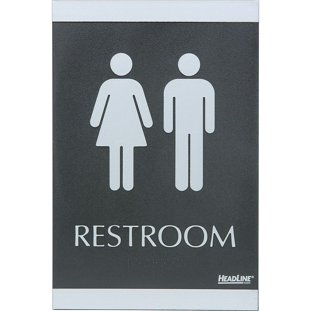 Image of Headline Sign Century Series ADA Sign, "Restroom"