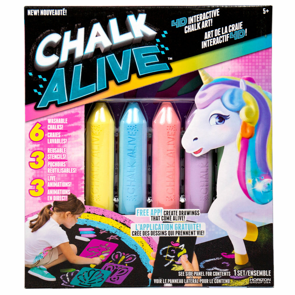 Image of Chalk Alive Unicorn and Friends