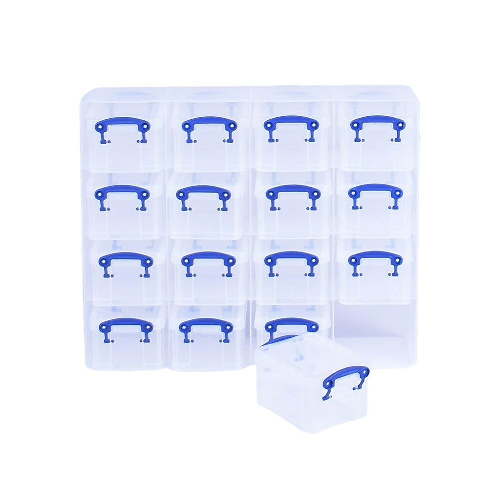 Image of Really Useful Box 0.3L 16 Box Organizers, Clear