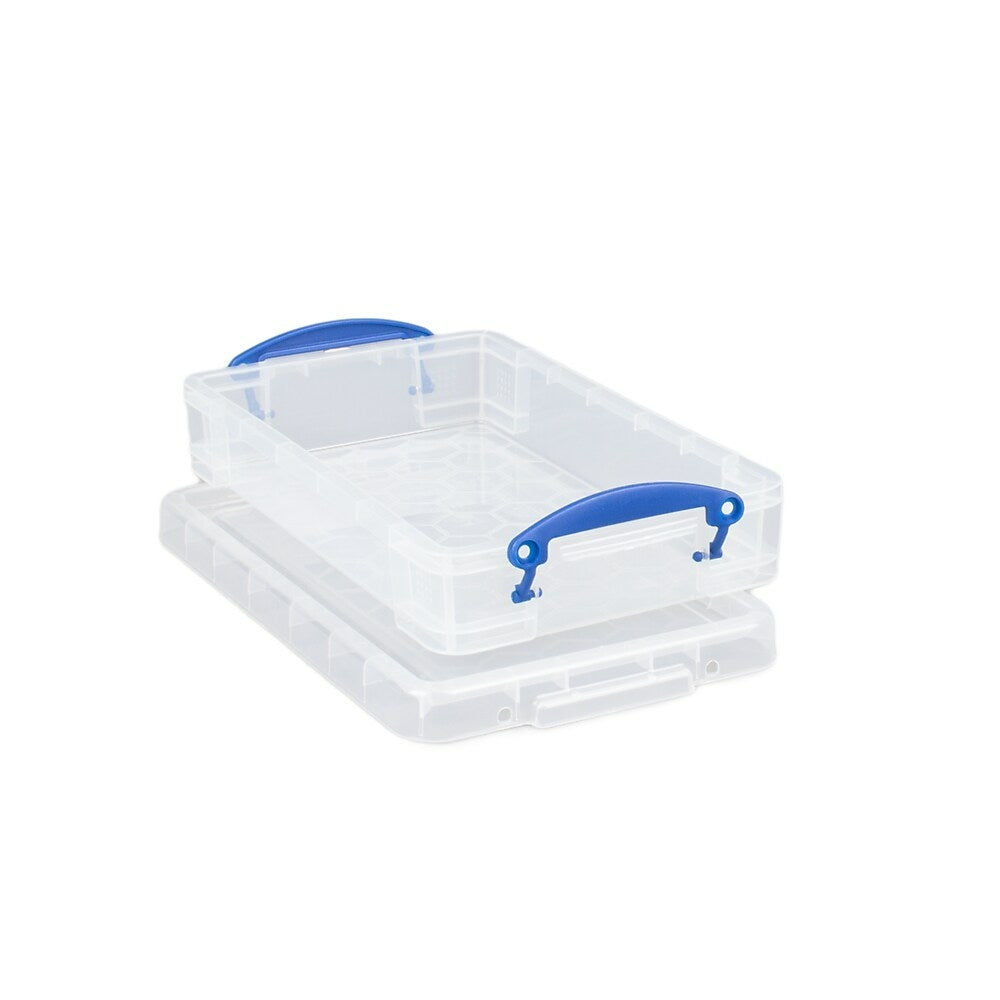 Image of Really Useful Boxes 2.5L Storage Box with Tray, Clear