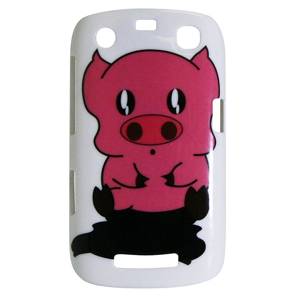 Image of Exian Cartoon Case for Blackberry Curve 9360 - Piggy