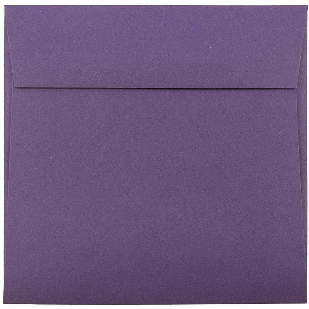 Image of JAM Paper 6 x 6 Square Envelopes, Dark Purple, 1000 Pack (563912522B)